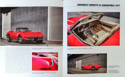 Voiture américaine, magazine Chevrolet - L'esprit américain, BIG dans la presse, voiture américaine année 70, Chevrolet Corvette C3 Convertible 1971