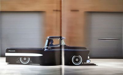 Voiture américaine, magazine Chevrolet - L'esprit américain, BIG dans la presse, voiture américaine année 50, Chevrolet Pick-up Fleetside 1959