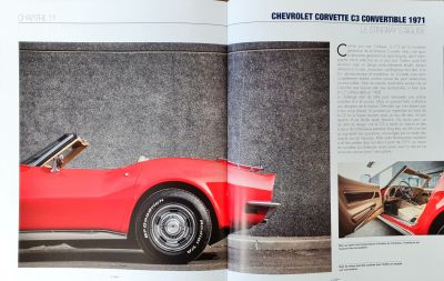 Voiture américaine, magazine Chevrolet - L'esprit américain, BIG dans la presse, voiture américaine année 70, Chevrolet Corvette C3 Convertible 1971
