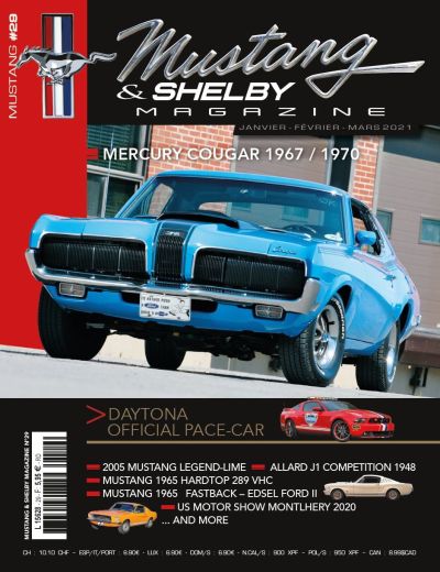 Voiture américaine, magazine Mustang & Shelby #29, BIG dans la presse, voiture américaine année 40, Allard J1 Compétition 1948
